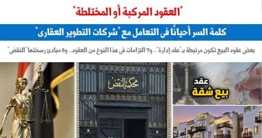 العقود المركبة.. كلمة السر أحيانا فى التعامل مع شركات التطوير العقارى 