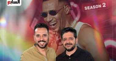 الناقد الفني آسر أحمد مع المخرج ياسر سامي