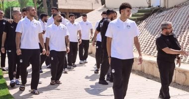 لاعبو منتخب مصر خلال تواجدهم بالمعسكر 