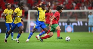 مباراة المغرب والجابون