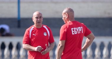 التوأم حسام وإبراهيم حسن فى مران المنتخب استعدادا لمواجهة جنوب السودان