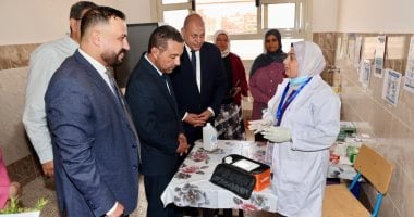 Menoufia governor launches presidential initiative to screen for anemia and obesity
