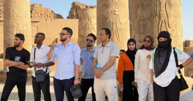 الشباب والرياضة: سفينة النيل تصل أسوان والمشاركون يزورون المعالم السياحية