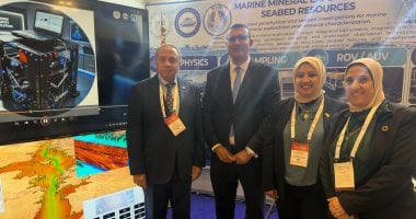 القومي لعلوم البحار يستعرض تقنيات استكشاف الثروات البحرية بمنتدى مصر للتعدين