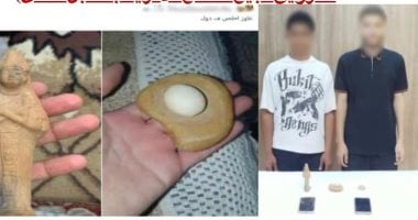 ضبط طالب بكرداسة أدار صفحة للنصب بزعم بيع قطع أثرية