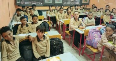 تعليم الشرقية يتابع انتظام الدراسة بمدرسة العدلية بعد أزمة صور "تلاميذ الفناء"