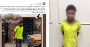ضبط شخص مهتز نفسيًا تعدّى على المواطنين بعبارات خادشة