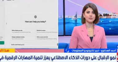 خبير: مصر تحتل المركز الرابع إقليميا فى اكتساب مهارات الذكاء الاصطناعى
