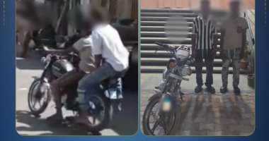 ضبط شخصين قادا دراجة نارية برعونة وعكس الاتجاه فى الأقصر