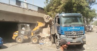 استجابة للشكاوى.. رفع 1200 طن مخلفات رتش من نفق الأبيض بحى العجوزة