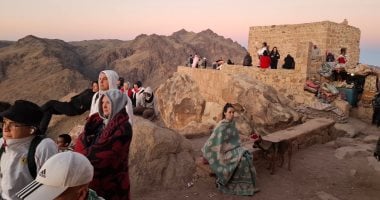 سانت كاترين تستقبل 600 سائح يزورون سانت كاترين وسط تزايد الحركة السياحية