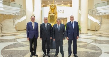 النائب العام يستقبل مجلس أمناء الجامعة الألمانية بالقاهرة