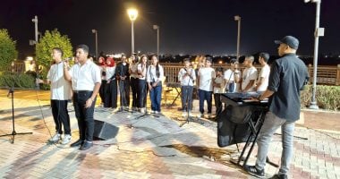 Fayoum Children’s Choir Performs on Beni Suef Corniche