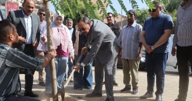 محافظ سوهاج يطلق مبادرة "بصمة خضراء.. اعرف شجرتك" ضمن "100 مليون شجرة"