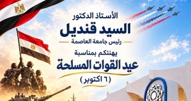 Capital University President Congratulates Sisi on October Victory Anniversary