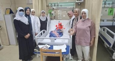  فريق جراحة القلب والصدر بمستشفى دمياط العام