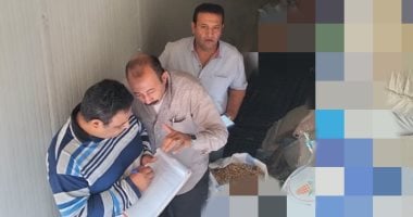 ضبط 120 طن سلع غذائية وأسمنت دون فواتير فى حملة تموينية بالإسماعيلية