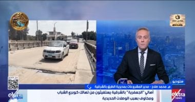مديرية طرق الشرقية تحسم حقيقة تهالك كوبري الشباب بأبو حماد.. فيديو