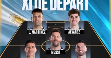 التشكيل الرسمي لمنتخب الأرجنتين