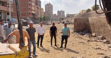 بولاق الدكرور يلغى نقطة تجمع القمامة بشارع المصرف ويتجه لتشجير الموقع
