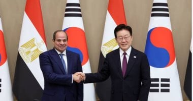 الرئيس السيسى ونظيره الكورى الجنوبى