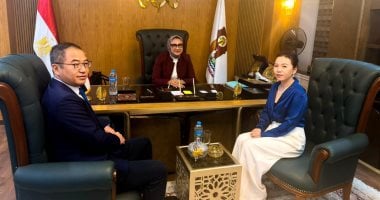 محافظ الوادي الجديد تبحث دعم القطاعين التعليمي والصحي مع وفد شركة (CSCEC)