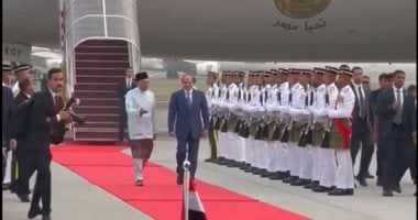 استقبال الرئيس السيسي في ماليزيا