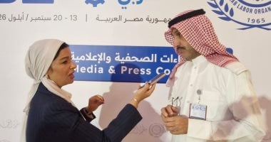 المدير العام لمنظمة العمل العربية ومحررة اليوم السابع