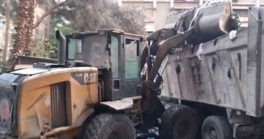 رفع المخلفات ونقاط تجمع القمامة بشارع اللبيني فيصل استجابة لشكاوى المواطنين