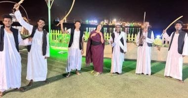فرقة «أصداء البحر» السودانية تصل الإسماعيلية للمشاركة في مهرجان الفنون الشعبية