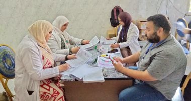 تقديم 2422 خدمة طبية مجانية للمواطنين بقرية الترزى بمركز بيلا فى كفر الشيخ