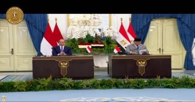 الرئيس السيسى ونظيره الإندونيسى