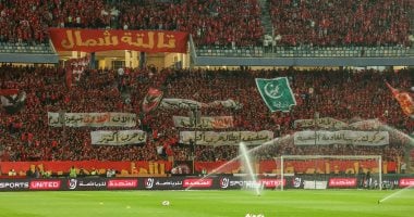 جماهير الاهلي في مدرجات مباراة القمة