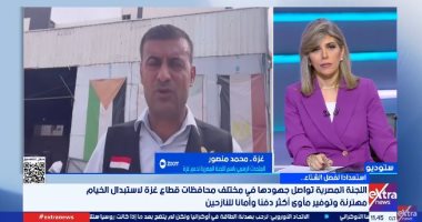 محمد منصور: اللجنة المصرية لدعم غزة تكثف جهودها لتجديد الخيام