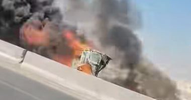جانب من الحريق
