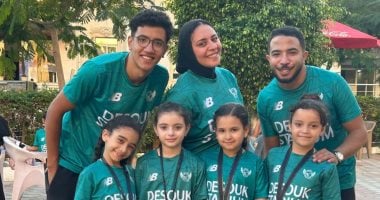 أبطال كرة السرعة بدسوق يحصدون المركز الثالث في بطولة الميني الأولى