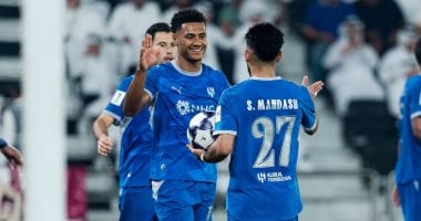 احتفال فريق الهلال