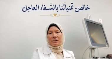 الدكتورة هناء سعيد رئيس قسم الباطنة والعناية المركزة بمستشفى القنايات المركزي