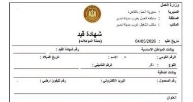 فى 8 خطوات.. كيف تستخرج "كعب العمل" إلكترونيا عبر منصة مصر الرقمية؟