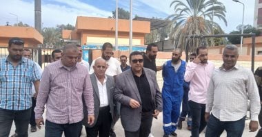 رئيس مياه القناة الجديد يتفقد محطة أبو عطوة والورشة المركزية بالإسماعيلية