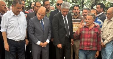 وزير السياحة يصل قرية بهبيت الحجارة بالغربية ويتفقد موقع اكتشاف تمثالى رمسيس
