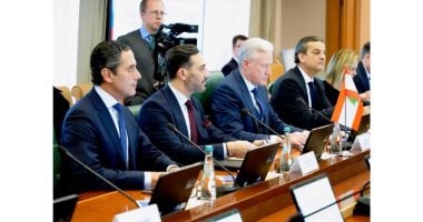 وزير خارجية لبنان وموفد روسيا