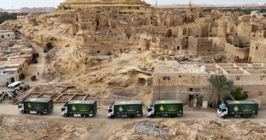 بيت الزكاة والصدقات ينتهي من توزيع كراتين مواد غذائية بواحتي سيوة والجار