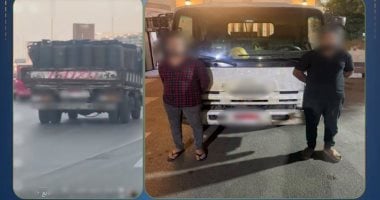ضبط سائق سيارة نقل بحمولة زائدة من أسطوانات الغاز بالقاهرة