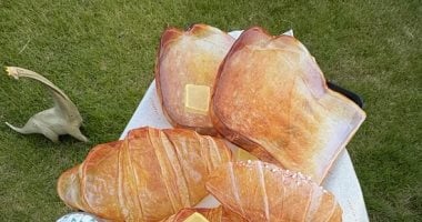 كأنه جاهز للأكل.. كورية تصنع خبزا وهميا من الأسلاك والقماش بمعرض فنى