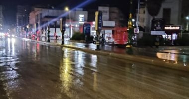 أمطار غزيرة تضرب عددًا من مدن ومراكز محافظة البحيرة