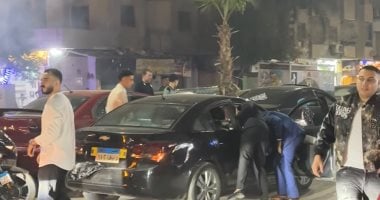 الأمن يفحص فيديو استعراض بـ "الشماريخ" وتعطيل المرور بشارع الشيشيني في المريوطية