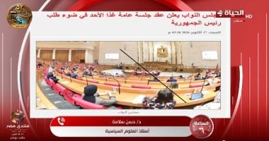 حسن سلامة: طلب تفويض إرسال قوات للخارج خطوة استباقية دفاعية لحماية الأمن القومى