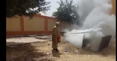 مدرسة إعدادية بالفيوم تنفذ خطة محكمة لمواجهة الطوارئ.. فيديو