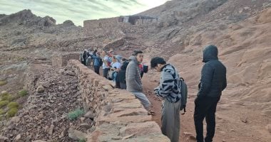 615 سائحا يزورون سانت كاترين وسط تزايد الحركة السياحية